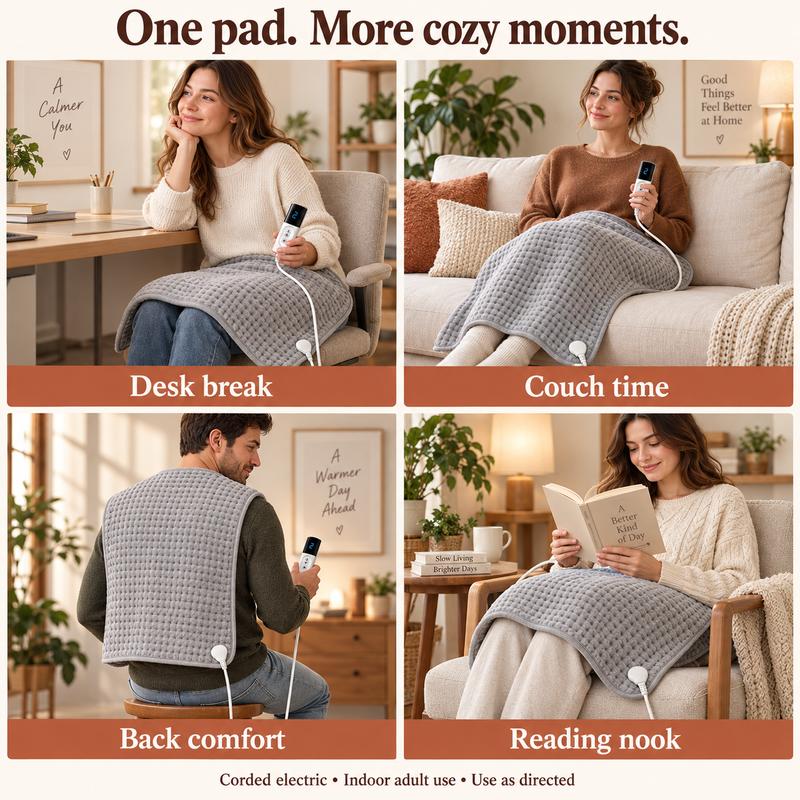 Electric Heating Pad | 40X20'' XXXL Extra Large Heating Pad for Full Body
